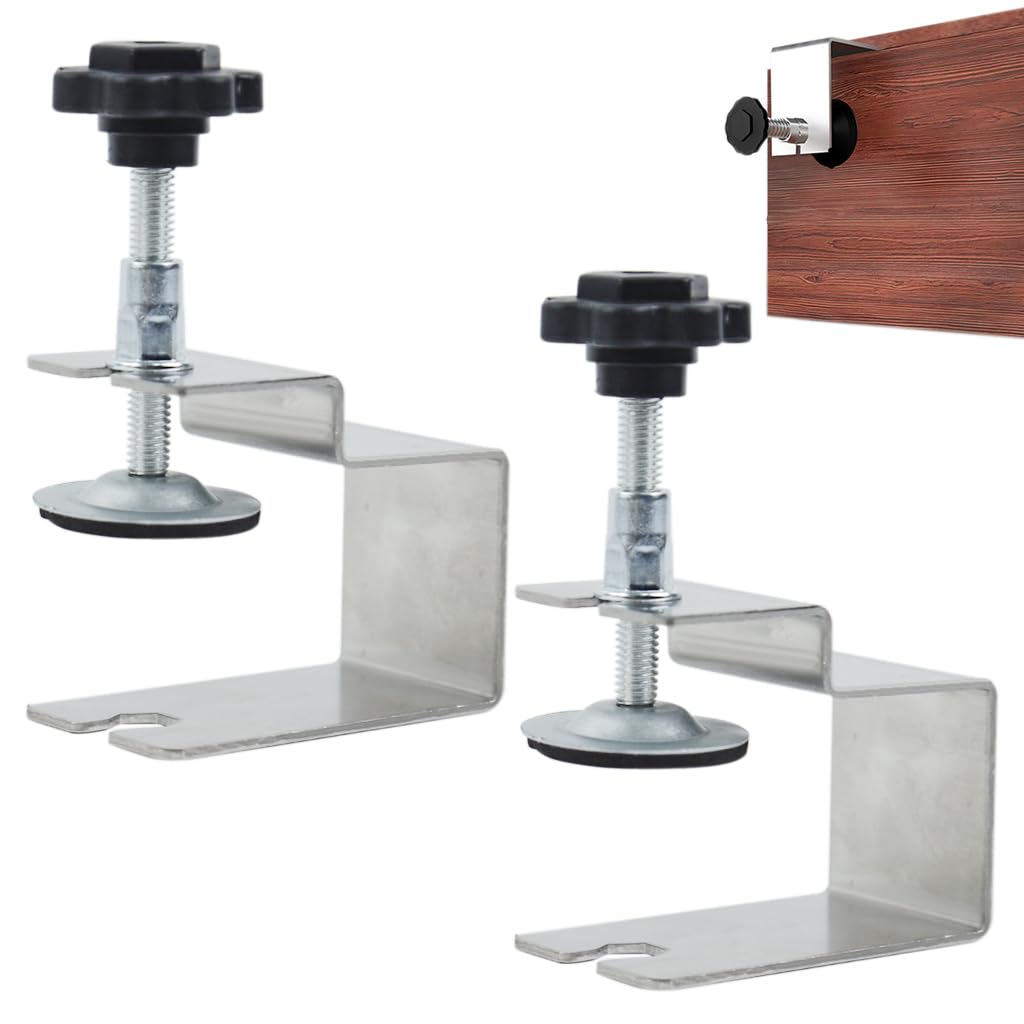 Serplex 2PCS Woodwork Clamps Stainless Steel C Shaped Clamps Wooden Panel Holder Clamp Screw Fixing C-Clamps for Woodworking, Metalworking, DIY Craft, Drilling, Punching, Drawer Door Installation Serplex 2PCS Woodwork Clamps Stainless Steel C Shaped Clamps Wooden Panel Holder Clamp Screw Fixing C-Clamps for Woodworking, Metalworking, DIY Craft, Drilling, Punching, Drawer Door Installation